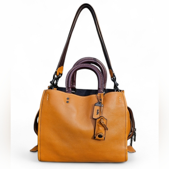 Coach Handbags - Coach 1941 Rogue Leather Tote Bag in Tan